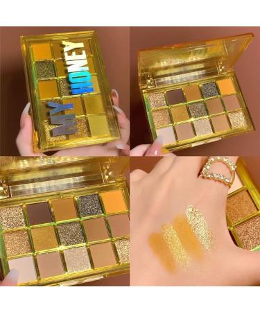 15 Colors Makeup Candy Party Eye Shadow Blue Reflective Palette Fruit Punch Palette Light Honey Makeup Palette Waterproof Long Lasting Ablue - Buy Online on GoSupps.com