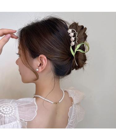 6 Pack Tulip Flower Metal Hair Claw Clips for Women - Non Slip & Strong Hold - 6 Styles for Thick & Thin Hair - Buy Online on GoSupps.com