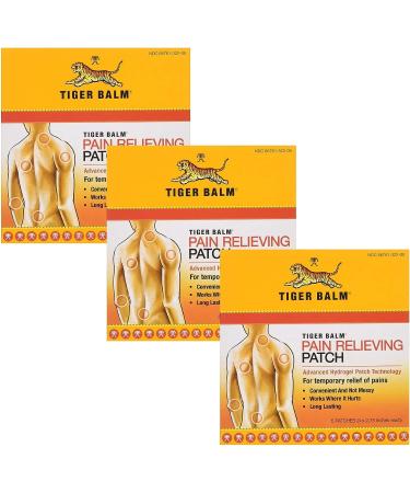 Tiger Balm Ointment Patch 5-Pack for Pain Relief - Buy Online on GoSupps.com