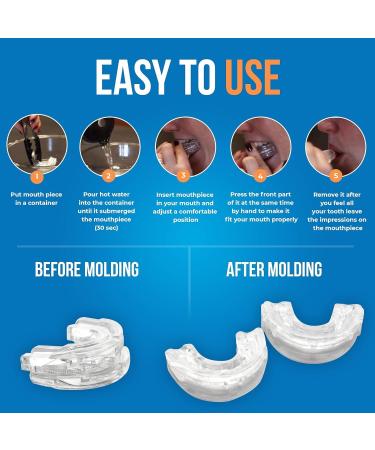 Anti Snoring Mouth Guard Adjustable Mouth Guard for Grinding Teeth & Stop Snoring a Reliable Sleep Guard for Snoring Man/Woman Transparent Mg001-transparent - Buy Online on GoSupps.com