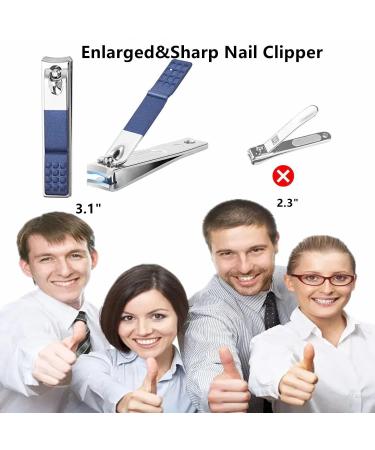 Premium Manicure Set for Men & Women | Portable Nail Clippers & Pedicure Tools | Grooming Kit | Perfect Gift for Husband & Friends - Buy Online on GoSupps.com