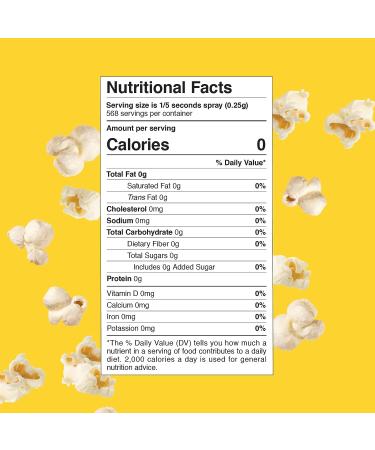 Winona Pure Popcorn Butter Theater Style 5oz (6-Pack) | 0 Calorie Delicious Popcorn Spray for Popcorn Lovers - Buy Online on GoSupps.com