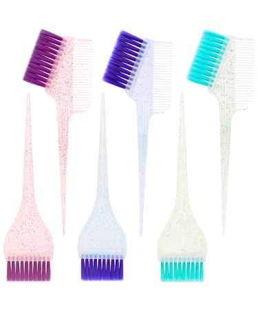 Hair Dye Brush,Hair Color Brush Set, Kit Hair Dying Brush to Apply Hair Color, Hair Color Brushes, Hair Tint Brushes For Hair Salon Color Brush (glitter set)