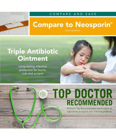 SCHMIDT EMPIRE Equate First Aid Triple Ointment - 24-Hour Wound Care 1 oz (Pack of 2) - International Shipping Available - Buy Online on GoSupps.com