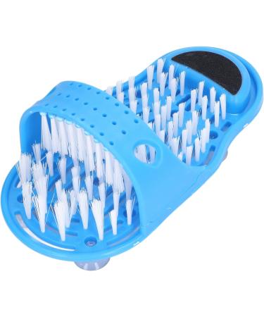 BlueKey Shower Foot Scrubber Mat with Suction Cups: A Simple Feet Cleaner Exfoliating Foot Washer for Improved Dead Skin Removal and Pressure Relief - Buy Online on GoSupps.com
