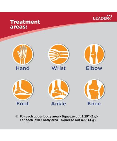 Leader Diclofenac Sodium Topical Arthritis Pain Relief Gel - Powerful Anti-Inflammatory Treatment (Compare to Voltaren) - 5.30 oz - Fast International Shipping - Buy Online on GoSupps.com