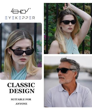 Eyekepper +3.50 Sun Readers | Round Bifocal Sunglasses | Black Plastic Frame for International Shipping - Buy Online on GoSupps.com