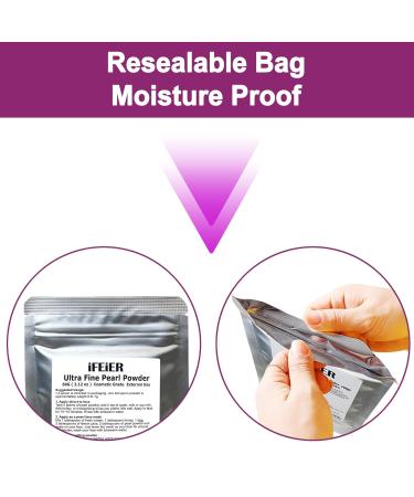 Pure Freshwater Pearl Powder for Skincare | Ultra Fine 60g Organic Crushed Pearl for DIY Cosmetics & Face Masks - Buy Online on GoSupps.com