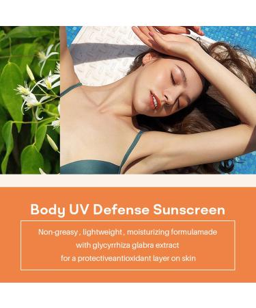 Sunscreen for Body Travel Sunscreen for Face and Body Non-Greasy Lightweight and Comfortable Texture Daily Care Makeup Outdoor Activities Beach Sports Travel - Buy Online on GoSupps.com