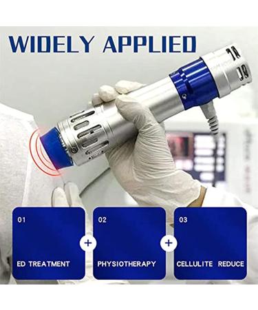 HSRG ED Shock Wave Therapy Device | Multifunctional Physiotherapy Tool for ED Treatment Tendonitis & Plantar Fasciitis - 7 Massage Heads - Buy Online on GoSupps.com