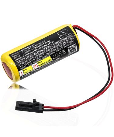 3.0V 2200mAh 9556902-LITH 96831384-BAT 1770-XYC/A 1770-XYC Battery Replacement for PLC-5/11 1785-L60C 1785-L30B 1771-DMC1 1785-L11B 1785-L46C15 1785-L66L 1785-L20E