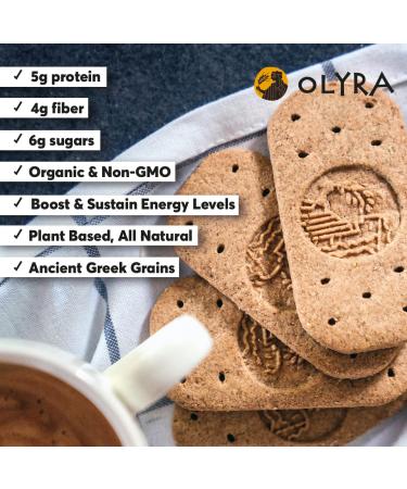 OLYRA Certified Organic Sandwich Biscuits Variety - Low Sugar High Fiber Protein Cookie (6 Boxes) - Buy Online on GoSupps.com