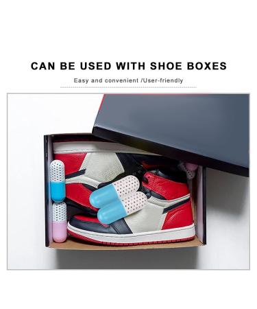 Natural Shoe Deodorizer - Small Size, Long Lasting Odor Eliminator - Blue and White - Buy Online on GoSupps.com