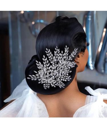 TRiXY Rhinestone Wedding Headband Bridal Hair Accessory for Brides & Bridesmaids - Silver HP438 - Buy Online on GoSupps.com