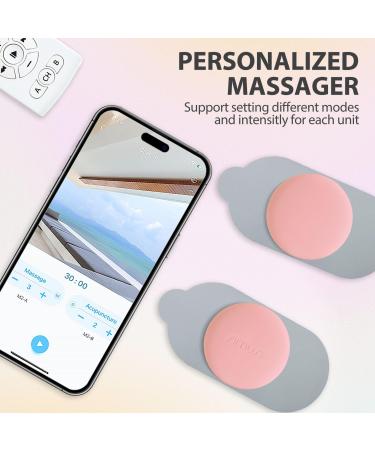 Wireless TENS Unit - APP & Remote Pain Relief Massager | 18 Modes for Back Neck Sciatica & Chronic Pain (Pink - Buy Online on GoSupps.com