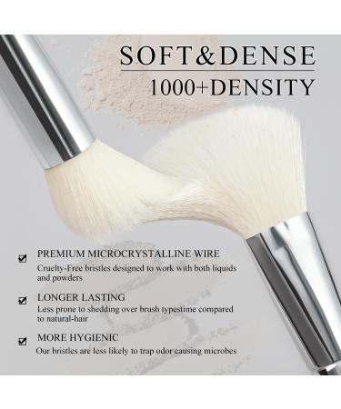 BEILI Makeup Brushes 6 Pieces Set of Vegan Makeup Brushes Powder Foundation Eye Shadow Mixing Concealer Set of Brushes for Creases Brushes for Eyebrow Liner - Buy Online on GoSupps.com