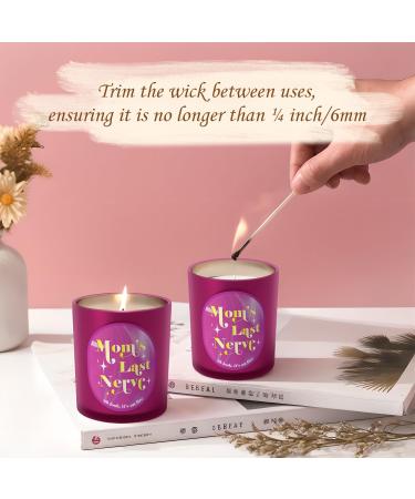 Unique Scented Candles Gift for Mom | 100% Natural Soy Aromatherapy | Funny Birthday Gift Ideas from Daughter & Son | 10 Oz Jar Candle - Buy Online on GoSupps.com