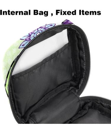 Menstrual Bag with Zipper for Women & Girls - Stylish Dragonfly Painting - Shop Internationally - Buy Online on GoSupps.com