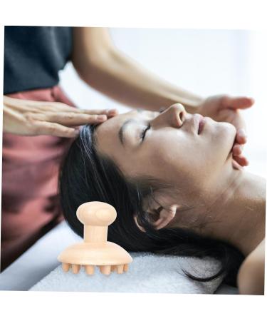 Hapinary Wooden Massage Comb for Kids - Health & Wellness Hair Washing Tool | Eco-Friendly Beech Shampoo Brush & Hand Massager - Buy Online on GoSupps.com