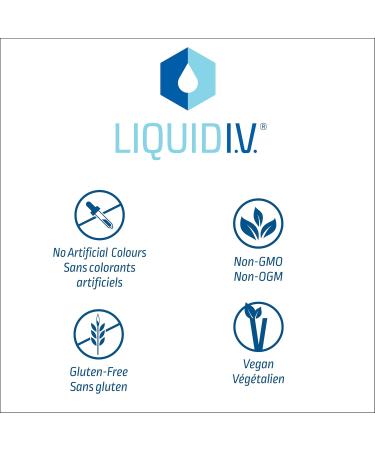 Liquid I.V. Electrolyte Drink Mix for accelerated hydration Strawberry Hydration Multiplier with Vitamins B3 B5 B6 B12 and C 288 g 18 on-the-go sticks - Buy Online on GoSupps.com