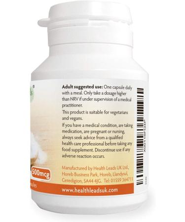 Lugols Iodine 500mcg - 120 Capsules | Supports Thyroid Function | Vegan & Magnesium Stearate Free | Made in Wales - Buy Online on GoSupps.com