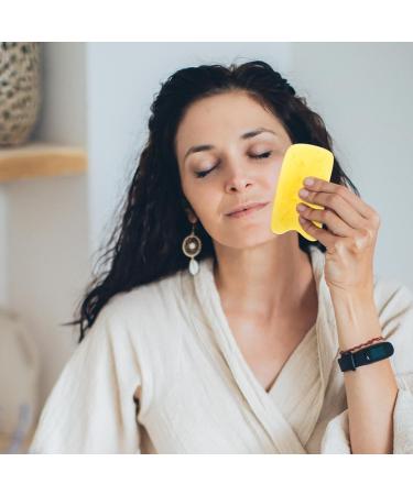 Minkissy 24-Piece Stone Facial Plate Set | Natural Chinese Massage Device for Neck & Cellulite Restoration - Guasha Scraping Tool - Buy Online on GoSupps.com