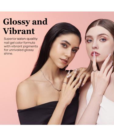 Modelones Gel Nail Polish 15ml Milky White Color Set | Soak-Off LED Long-Wear | Mirror Shine | Salon-Quality Manicure | DIY at Home | 0.5oz A01 - Buy Online on GoSupps.com