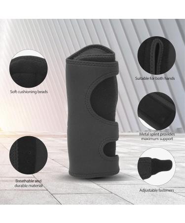 Adjustable Wrist Support Brace for Carpal Tunnel - Soft Cushioning Splint for Left & Right Hand - Buy Online on GoSupps.com