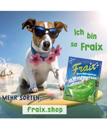  Fraix FRAIX Waldmeister Pack of 75 Powdered Drinks (75 x 100g) - Refreshing Instant Powder with Floral Flavor - Perfect Fruit Powder for Picnics and Birthday Parties - Buy Online on GoSupps.com