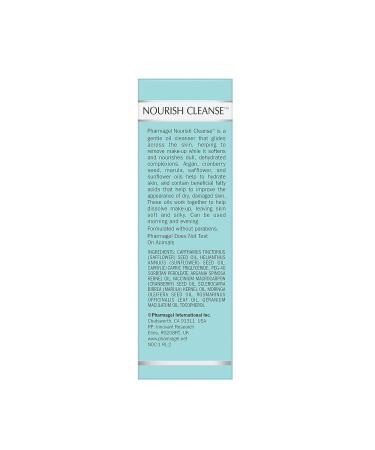 Pharmagel Nourish Cleanse Hydrating Facial Cleanser | Face Cleanser & Makeup Remover | Natural Face Wash for All Skin Types 3.7 oz - Buy Online on GoSupps.com