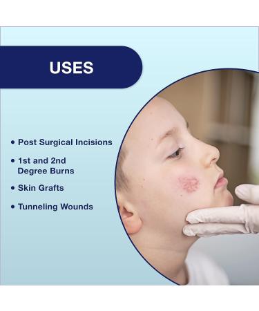 MedVance Collagen Dressing Pads - Comfortable and Long Lasting Wound Protection (2x2, Box of 5) - Buy Online on GoSupps.com