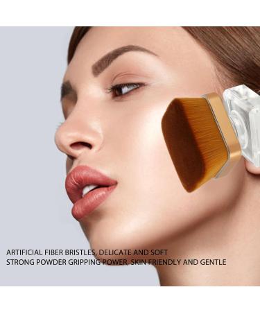 Foundation Brush for Liquid Makeup Liquid Foundation Brush Soft Fluffy Hair Easy Stick Loose Powder Brush for Blush Artificial Fibre Nail Dust Brush - Buy Online on GoSupps.com