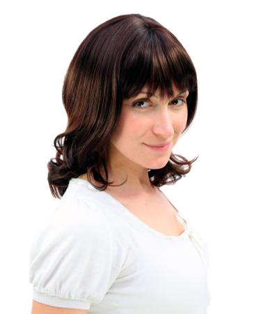 WIG ME UP - 2002-33H27 Wig brown medium length streaked