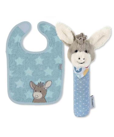 Shop Sterntaler Emmi Gift Set - Velcro & Gripping Figure for Babies | Light Blue/Multi | Includes Hooded Towel | Perfect from 0 Months - Buy Online on GoSupps.com