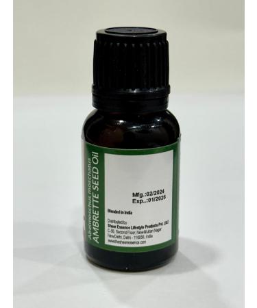 Ambrette Seed Oil 15 ML - 100% Pure Natural Therapeutic Grade Essential Oil | Uncut & Undiluted Abelmoschus Moschatus - Shop Now - Buy Online on GoSupps.com