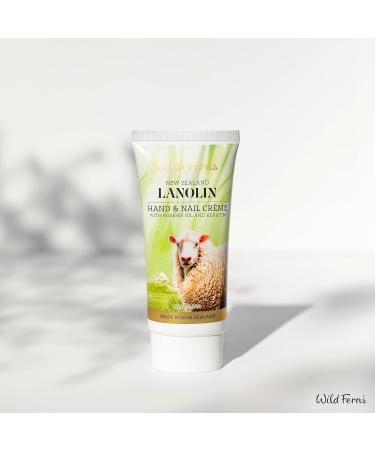Wild Ferns Lanolin Hand and Nail Cr me with Rosehip Oil & Keratin 85ml | 93% Natural - Buy Online on GoSupps.com