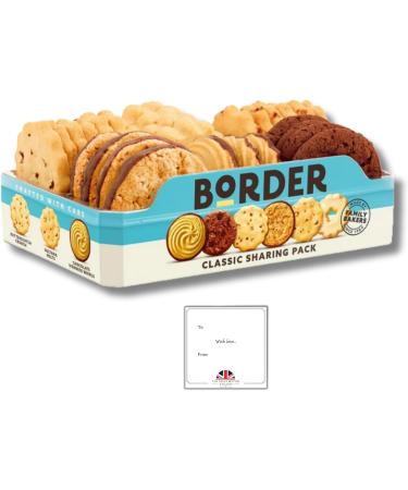 Border Biscuits Classic Sharing Pack 400g Butterscotch Crunch Sultana Melts Chocolate Biscuits Cookies Milk Chocolate Biscuits Oat Crumbles Shortbread Rings Bundled by The Great British Kitchen - Buy Online on GoSupps.com