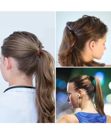 Molain 12-Piece Thin Satin Hair Rubber Set | Non-Slip Ponytail Holders & Elastic Tie Ropes | Multi-Colored Silk Hair Bands for Women & Girls - Buy Online on GoSupps.com
