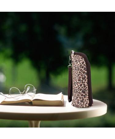 TOYANDONA Baby Feeding Bag - Leopard Print Bottle Holder | Portable Milk Bottle Warmer with Zipper Pouch - Buy Online on GoSupps.com