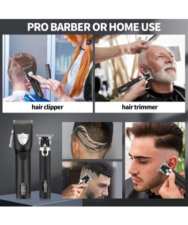 vsmooth Hair Clippers Cordless Hair Trimmer Electric Barber Clippers - Zero Gapped Trimmer Professional Beard Trimmer Rechargeable Hair Cutting Kit (Black) - Buy Online on GoSupps.com