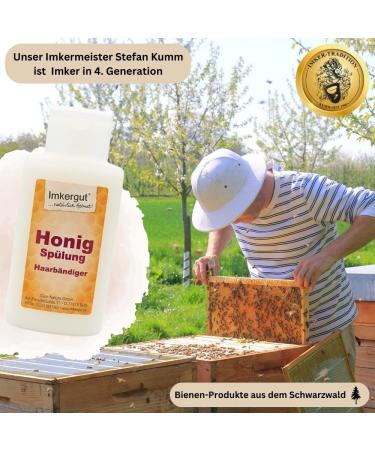 Imkergut Honey Conditioner - Nourishing Honey Formula | 200 ml | Real Beekeeper Honey for Soft Supple Hair - Buy Online on GoSupps.com
