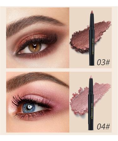 Eyeshadow Pen Collection 6 Colros Creamy Eyeshadow Sticks Long Wear Makeup Set For Women B - Buy Online on GoSupps.com