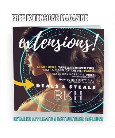 Big Kizzy Extra Hold Double Sided Hair Extension Tape - Professional Grade 4cm x .8cm - 72 Count - Buy Online on GoSupps.com