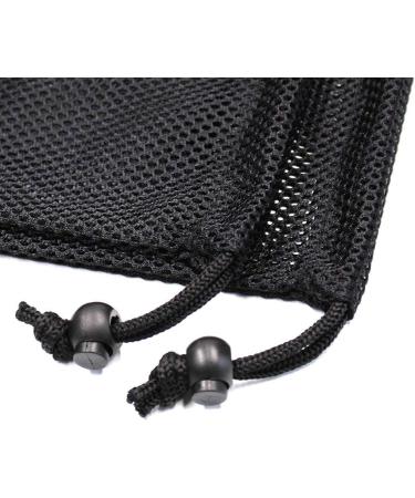 MoMaek Set of 2 Nylon Mesh Ditty Bag Stuff Sacks for Travel & Outdoor Activities - Black (19 x 14) - Buy Online on GoSupps.com