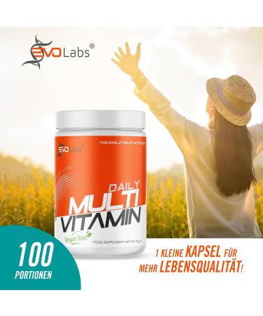  EVOLabs Daily Multivitamin Vegan Dietary Supplement 78 g - Buy Online on GoSupps.com