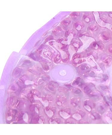 Knee Ice Packs for Pain Relief - Hot & Cold Therapy Wrap with Plush Backing - Reusable Gel Beads Ice Packs for Knee - Purple - Buy Online on GoSupps.com