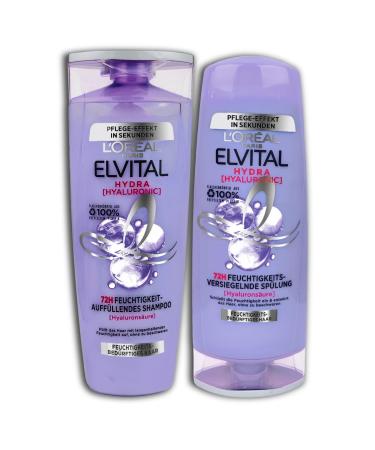 L'OR AL L'Or al 2 x Hyaluronic Hydrating Shampoo + Conditioner 300+250ml