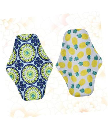 Reusable Cotton Menstrual Pads - 2pcs Women's Briefs with Washable Cloth Nursing Mat - Eco-Friendly Menstrual Napkin Set - Buy Online on GoSupps.com