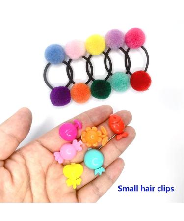 MOODKEY 106PCS Self Hinge Hair Barrettes - Colorful Cute Hair Clips for Baby Girls - Buy Online on GoSupps.com