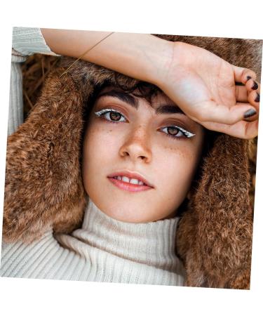 BIUDECO 4pcs White Line Drawing Eyebrow Pencil Eye Liner Pens Eye Makeup Accessory Eyeliner Pencil Ozokerite - Buy Online on GoSupps.com